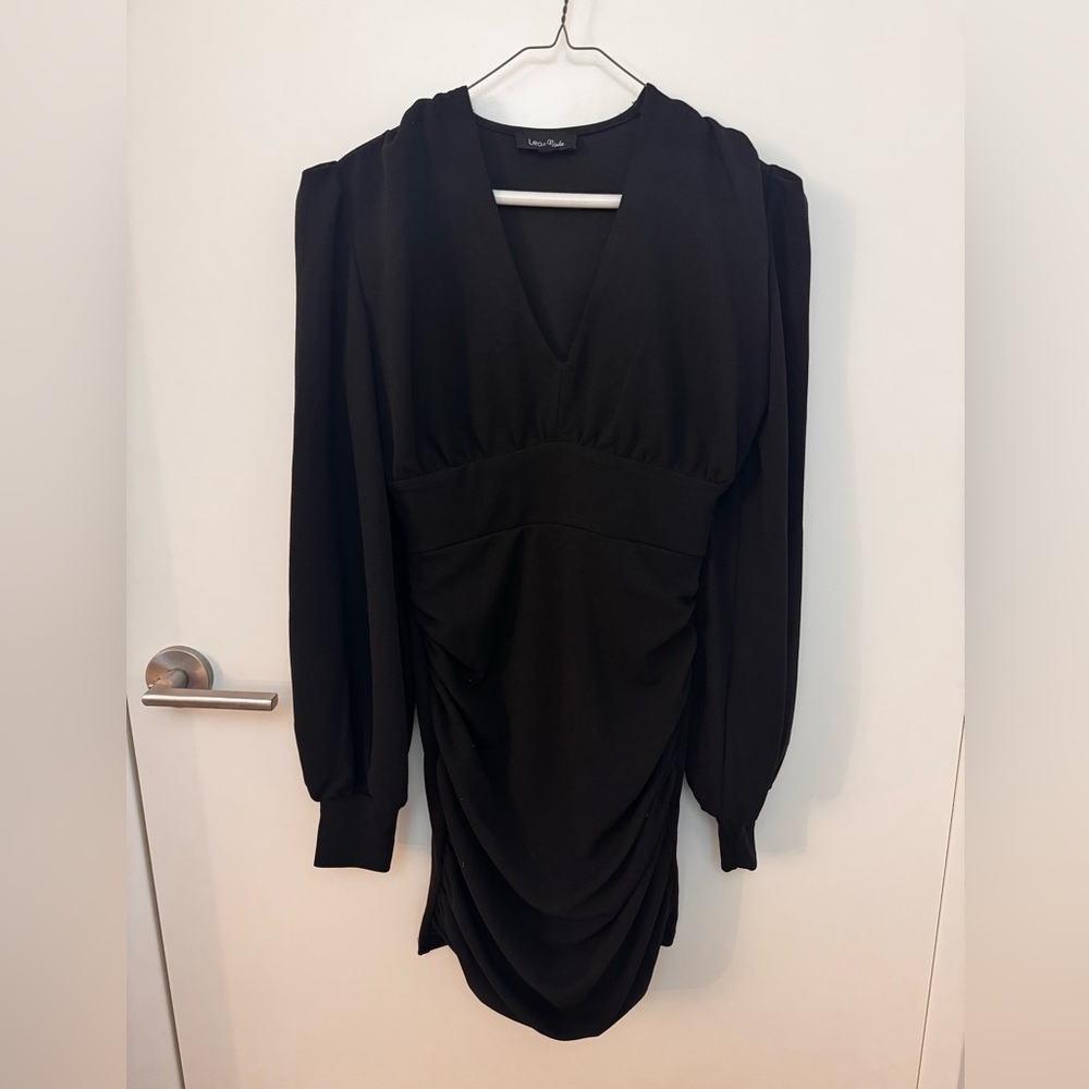 Lea & Viola Black Long Sleeve Dress